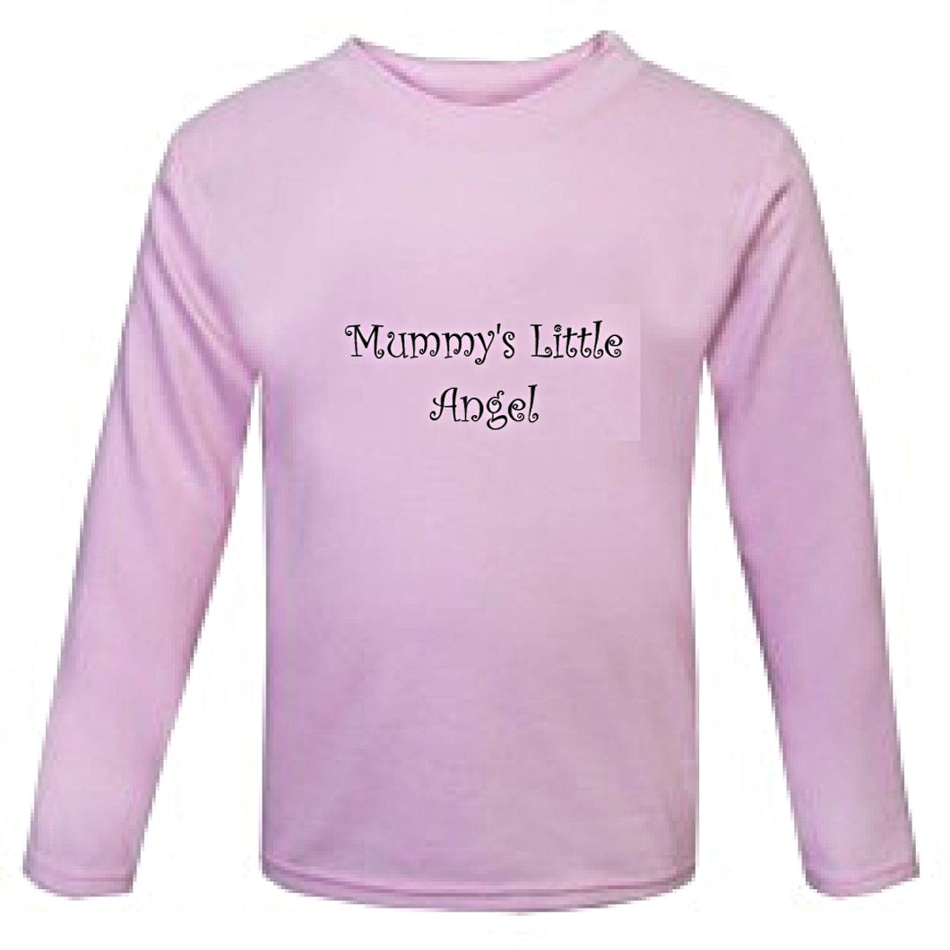 Mummy's Little Angel Long Sleeve Top