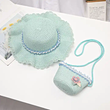 Load image into Gallery viewer, Hat &amp; Bag Set - Flowers and Pearls