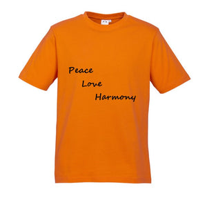 Peace Love Harmony T-Shirt **Sizes 6 to 12**